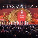 Imagen del sorteo celebrado en Doha, capital de Qatar
