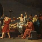 «La muerte de Sócrates» (1787), pintura del artista francés Jacques-Louis David