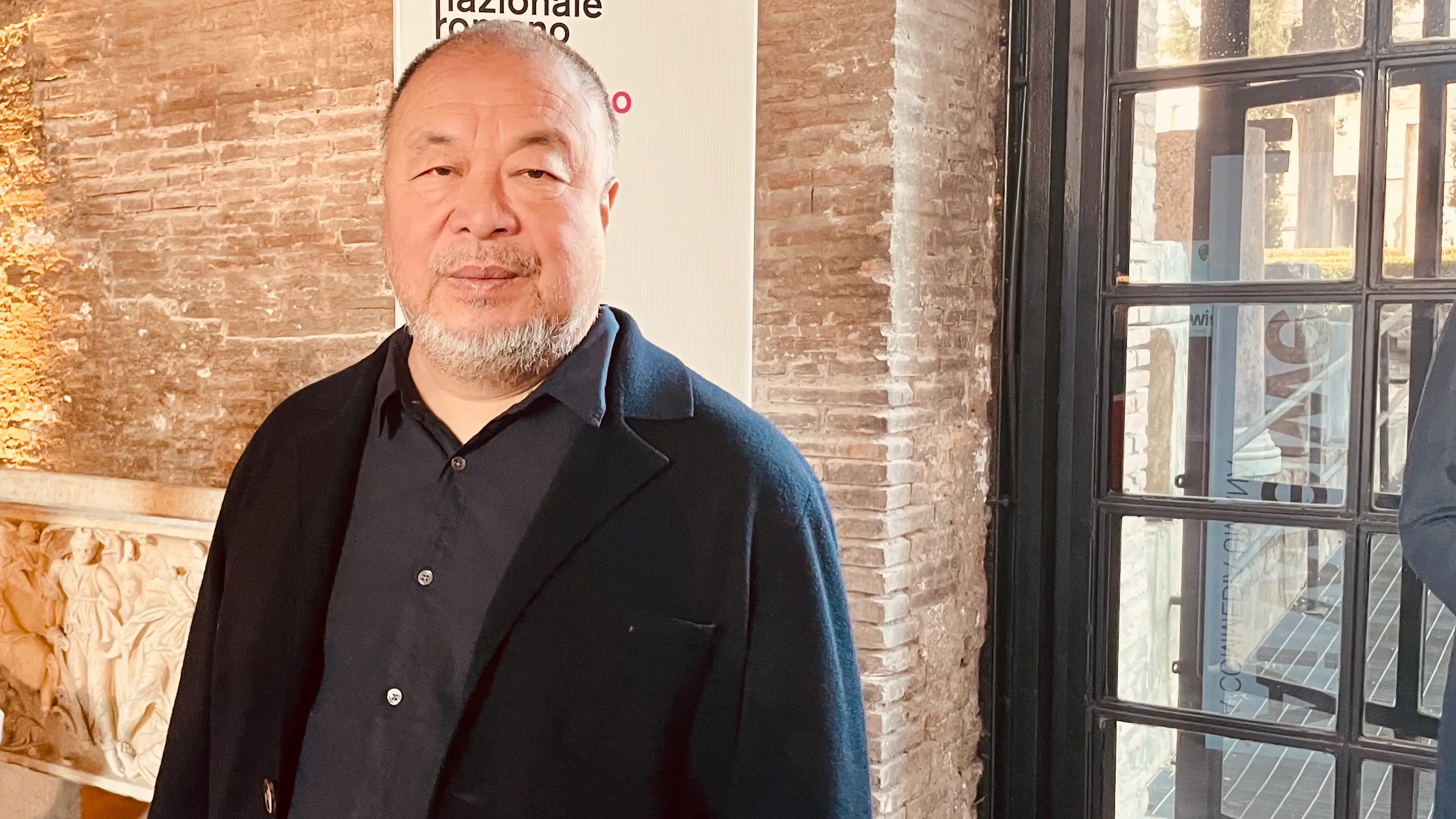 Ai Weiwei en el Museo Nazionale Romano en las Termas de Diocleciano en Roma