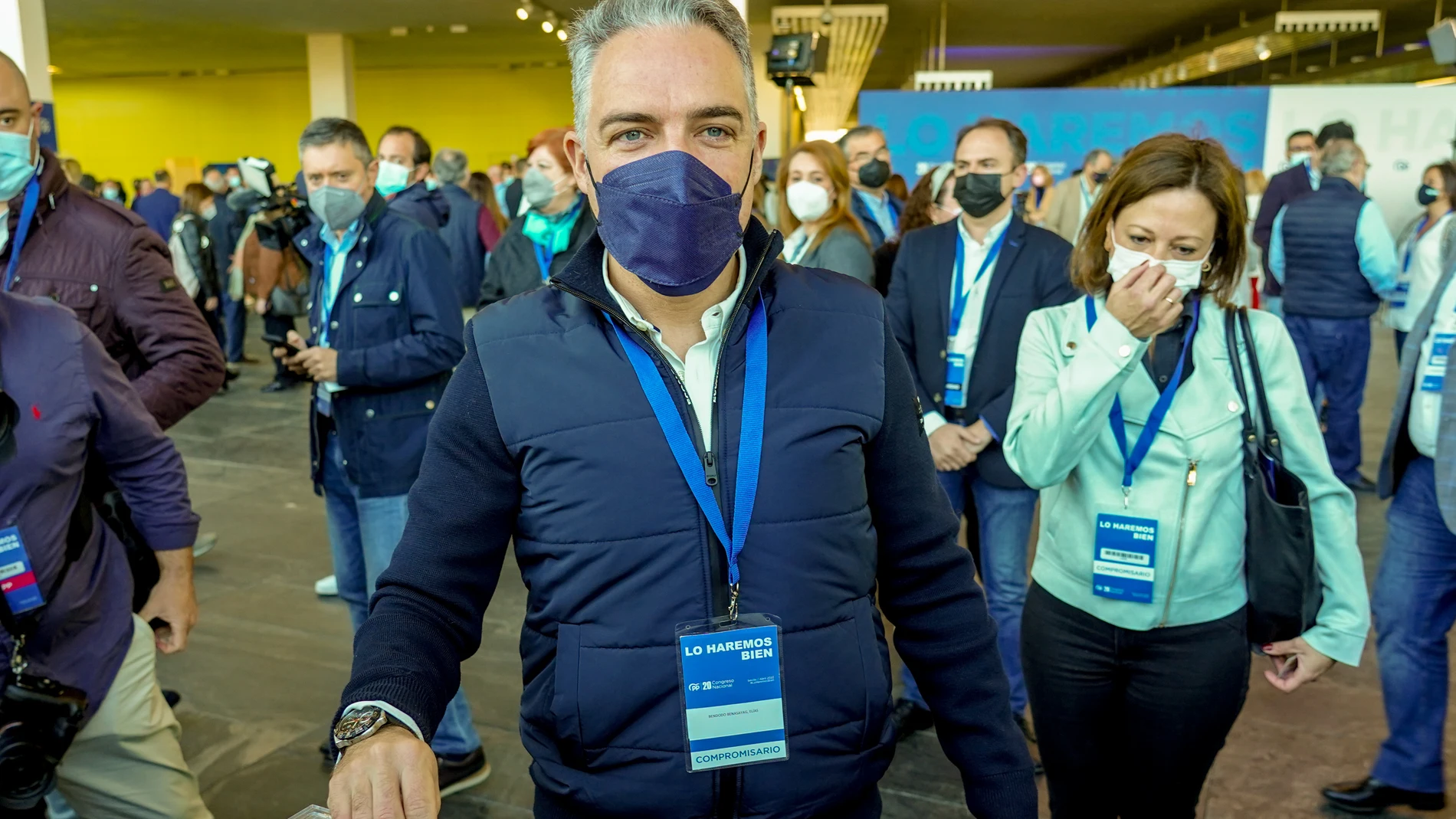 El consejero de Presidencia de la Junta de Andalucía y Coordinador del Partido Popular, Elías Bendodo. Eduardo Briones / Europa Press