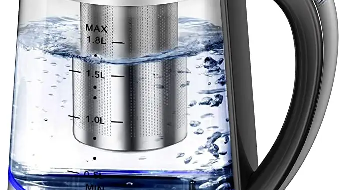 Hervidor de agua eléctrico de vidrio Acekool