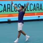 Carlos Alcaraz, en el pasado Masters 1.000 de Miami