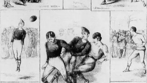La primera asociación internacional de fútbol, Escocia contra Inglaterra, jugó en Hamilton Crescent en 1872.