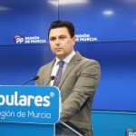 El secretario general de Partido Popular de la Región de Murcia, José Miguel Luengo