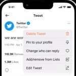 Captura con la función "Editar tuit" que llegará a Twitter Blue.