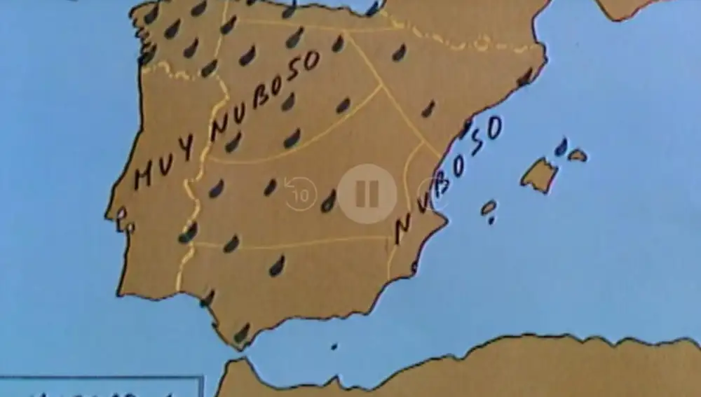 Las predicciones se realizaban con mapas artesanales, pintados a mano