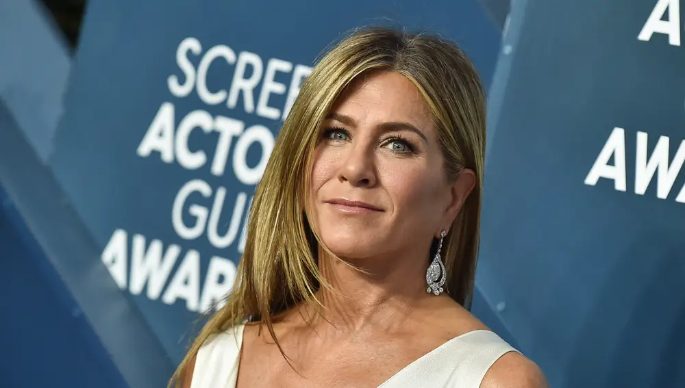 La actriz Jennifer Aniston en una sesión de fotos para la 26a entrega anual de los Premios del Sindicato de Actores de la Pantalla el domingo, 19 de enero de 2020, en Los Ángeles.