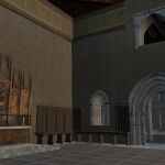 Recreación de la capilla del Conde de Cabra, en el antiguo convento de San Francisco de Valladolid, donde se produjo el primer entierro de Cristóbal Colón en 1506