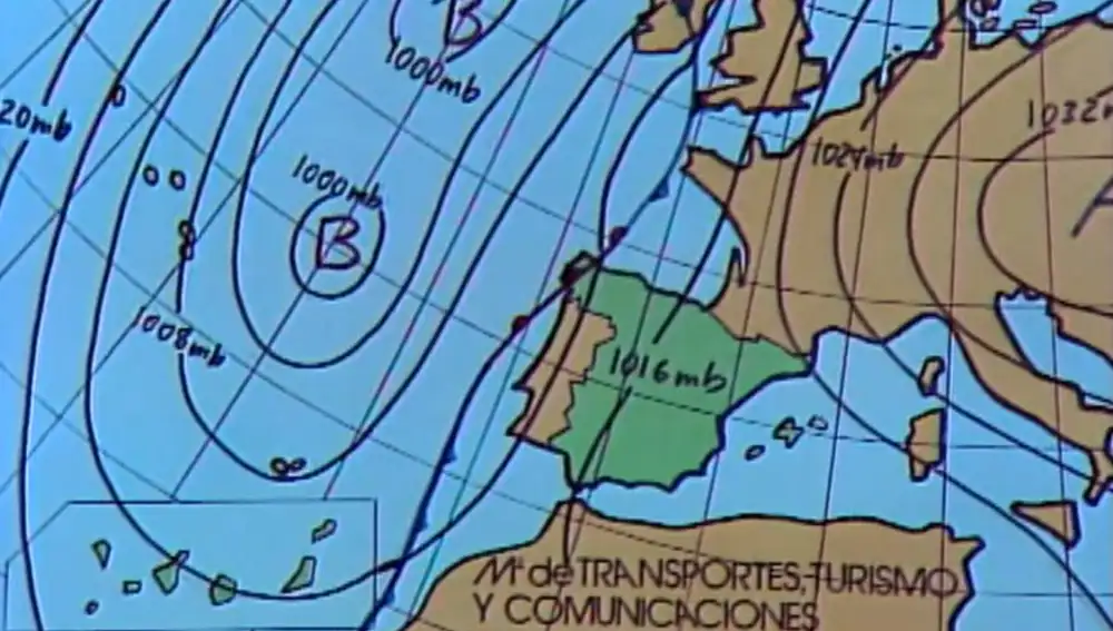 Las predicciones se realizaban con mapas artesanales, pintados a mano