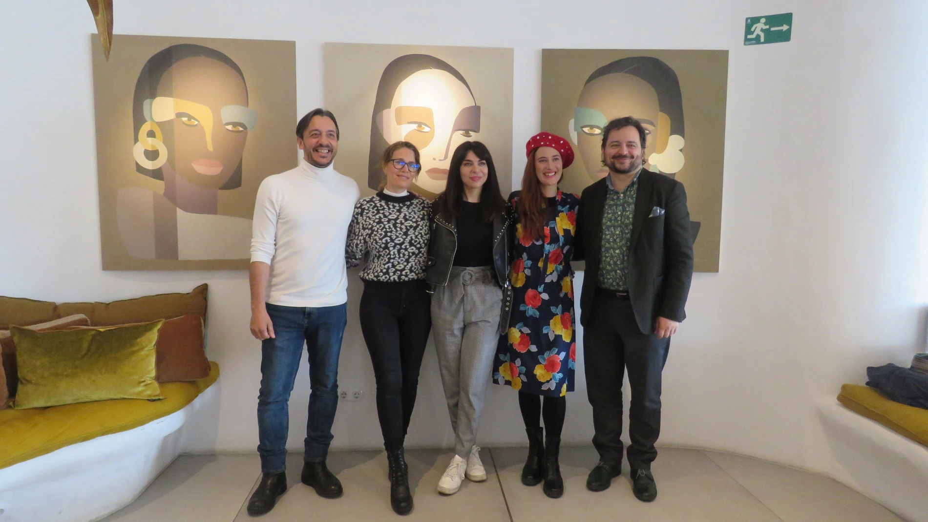 Germán Torres, Lisi Linder, Alicia Montesquiu, Rosalía Castro y David Felipe Arranz