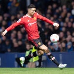 Cristiano Ronaldo con el Manchester United.