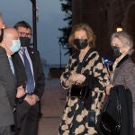 La reina Sofía acompañada por su hermana Irene de Grecia de concierto en Mallorca.