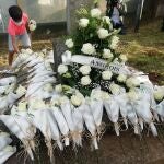 Homenaje a las víctimas del accidente del Alvia