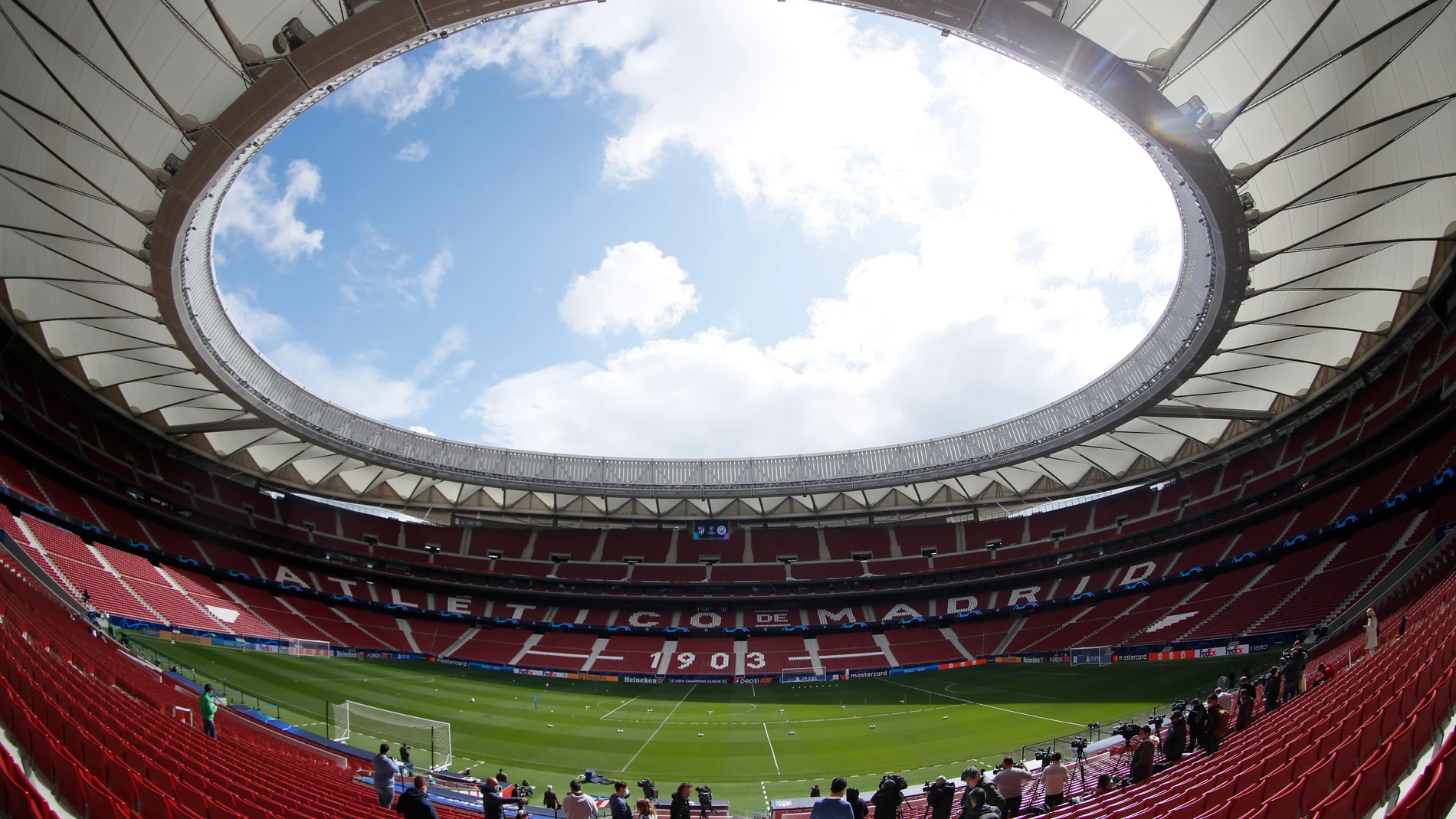 El Wanda Metropolitano estará lleno esta noche