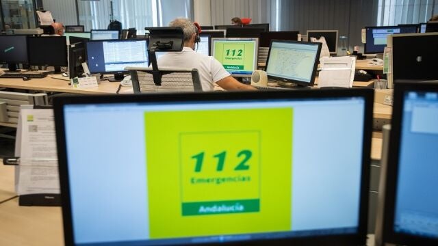 Sala del 112 Andalucía. JUNTA DE ANDALUCÍA