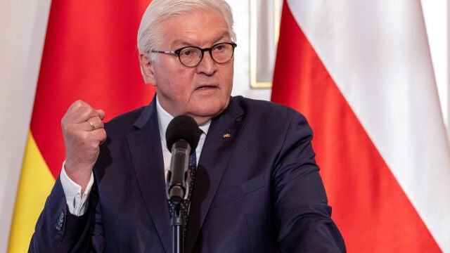 El presidente de Alemania, Frank-Walter Steinmeier, en su visita a Polonia