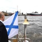 El presidente ruso, Vladimir Putin en San Petersburgo