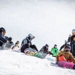 Imagen de estos días de la actividad en Sierra Nevada (Granada). CETURSA SIERRA NEVADA