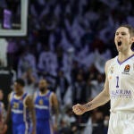 Fabien Causeur fue el mejor jugador del Madrid en el estreno de la serie ante el Maccabi