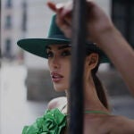 Marta López Álamo con bañador de Zara.
