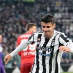 Álvaro Morata con la Juventus.