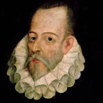 Retrato de Miguel de Cervantes y Saavedra.