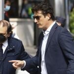 El empresario Luis Medina a su llegada ayer al Juzgado de Instrucción número 47 de Madrid. EFE