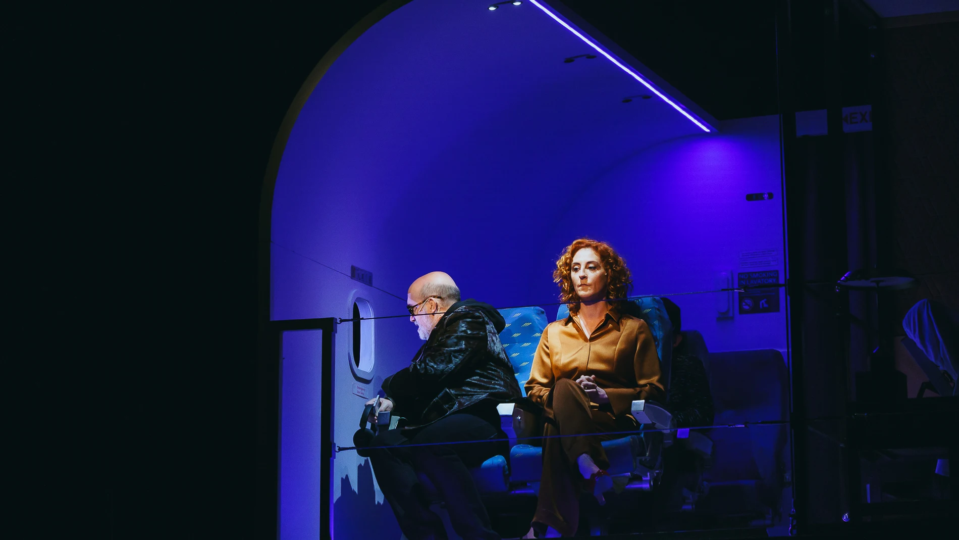 Javier Cámara y Nuria Mencía en "Los farsantes", de Pablo Remón