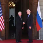 Putin y Biden en su última reunión en Ginebra