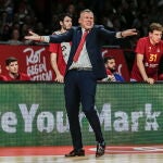 Jasikevicius, durante el cuarto partido de la serie ante el Bayern