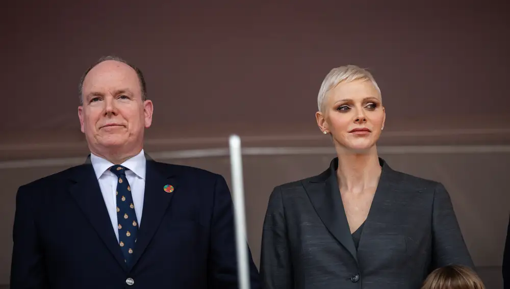 Charlène de Mónaco y el príncipe Alberto