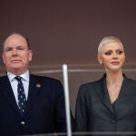 Charlène de Mónaco y el príncipe Alberto