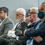 El exgerente de la empresa de la Diputación de València Imelsa, Marcos Benavent, conocido popularmente como el 'yonqui del dinero' (2-izquierda), y el exalcalde de Moncada Medina Juan José Medina (2-derecha)