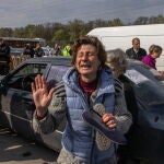 Natalia, una de las mujeres evacuadas de Mariupol tras pasar dos meses bajo tierra en la acería de Azovstal