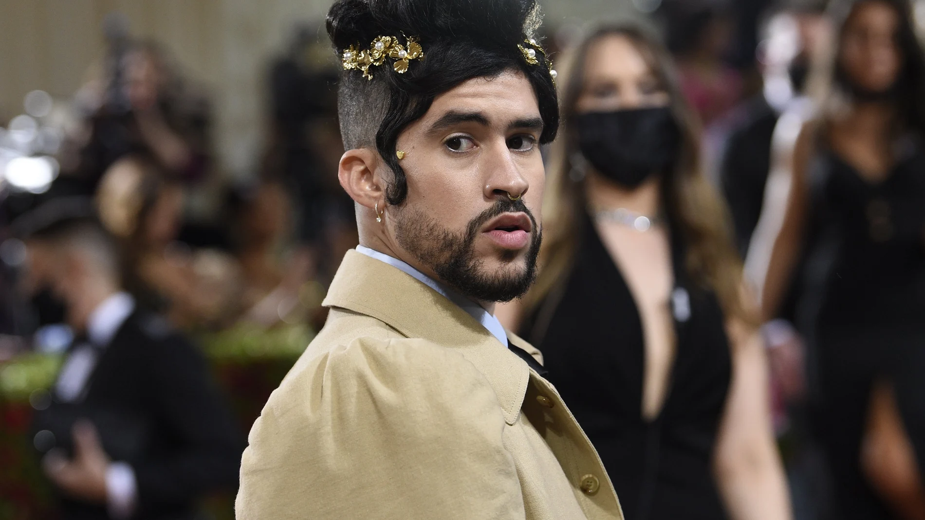 Bad Bunny en la alfombra roja de la gala del MET