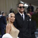 Kim Kardashian, left, and Pete Davidson attend The Metropolitan Museum of Art's Costume Institute benefit gala celebrating the opening of the "In America: An Anthology of Fashion" exhibition on Monday, May 2, 2022, in New York. (Photo by Evan Agostini/Invision/AP)
