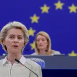 La presidenta de la Comisión Europea Ursula von der Leyen