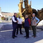 El presidente de la Diputación de Segovia, Miguel Ángel de Vicente, visita Frumales