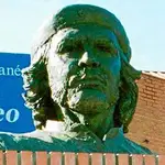 Busto del Che Guevara en Leganés