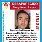 El cartel con el desaparecido difundido en las redes