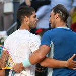 Carlos Alcaraz y Rafa Nadal son rivales, con una relación cordial