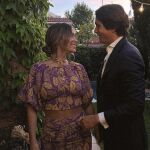 María Pombo y Pablo Castellano en la pedida de Lucía Pombo.