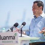 Juanma Moreno anima a trabajar para "alcanzar una mayoría segura" para "seguir avanzando" en una Andalucía "líder".
