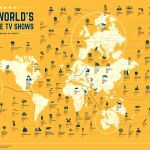 Mapa de las series más populares de cada país
