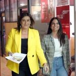 La secretaria de Organización del PSOE de Castilla y León, Ana Sánchez, y la portavoz de Familia del Grupo Parlamentario Socialista, Nuria Rubio, analizan en rueda de prensa diversos asuntos de actualidad informativa