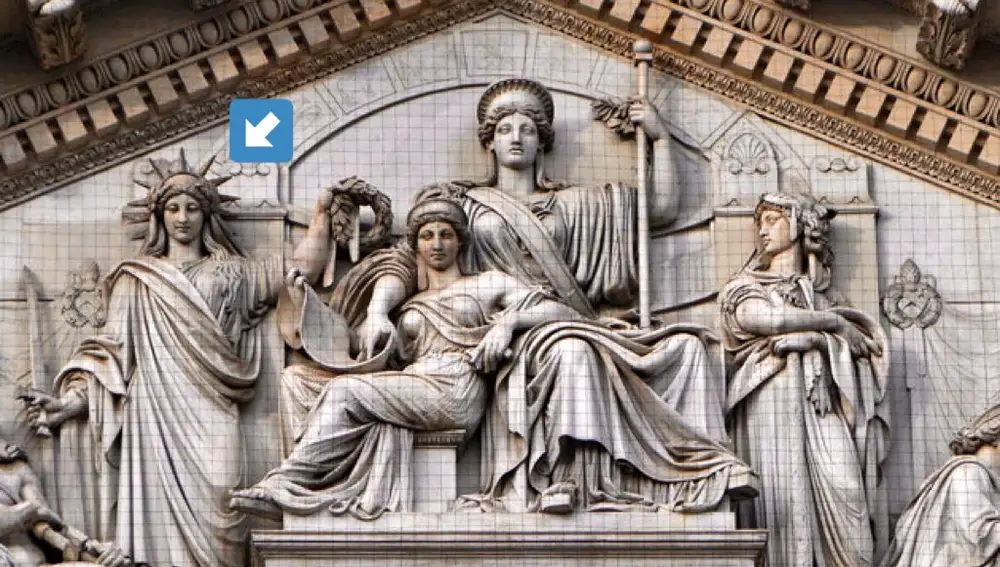 Estatua de la Libertad en el Congreso de los Diputados