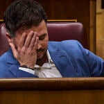 El portavoz de ERC en el Congreso de los Diputados, Gabriel Rufián