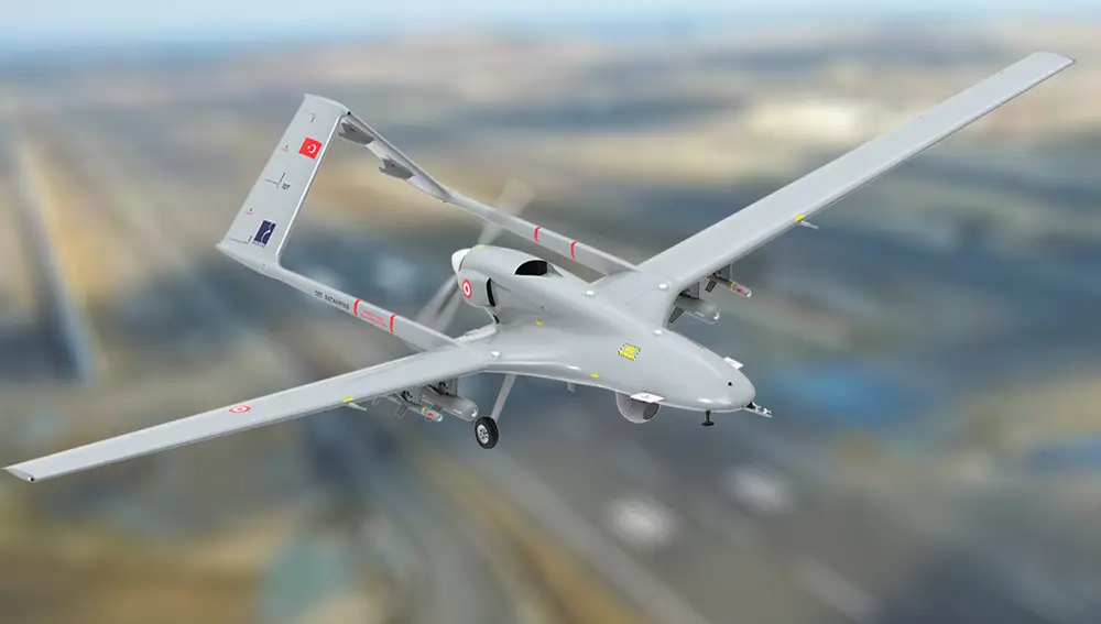 Un dron Bayraktar TB2