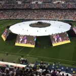 El club instalará pantallas gigantes en el centro del campo orientada a cada una de las gradas