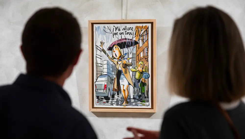 Inauguración de la exposición del ilustrador y dibujante, Esteban.